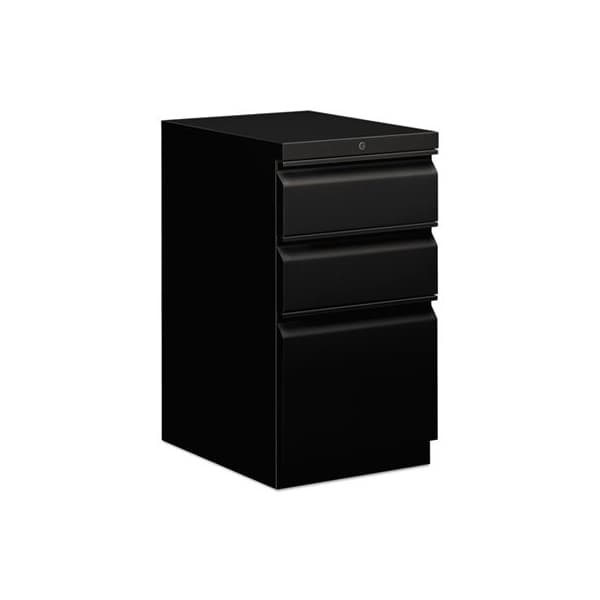 Hon HON, EFFICIENCIES MOBILE BOX/BOX/FILE PEDESTAL, 15W X 19.88D X 28H, BLACK 33720RP - main